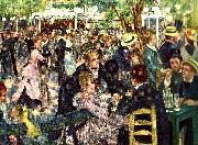 Pierre-Auguste Renoir bal pa moulin de la galette painting